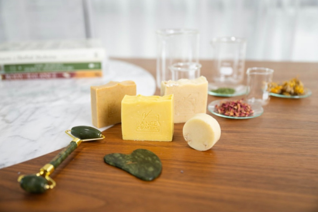 Orange artisan cold processed soap